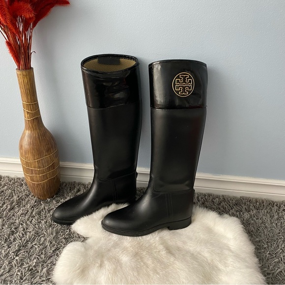 Tory Burch x Aigle Rubber Rain Boots - Picture 2 of 14